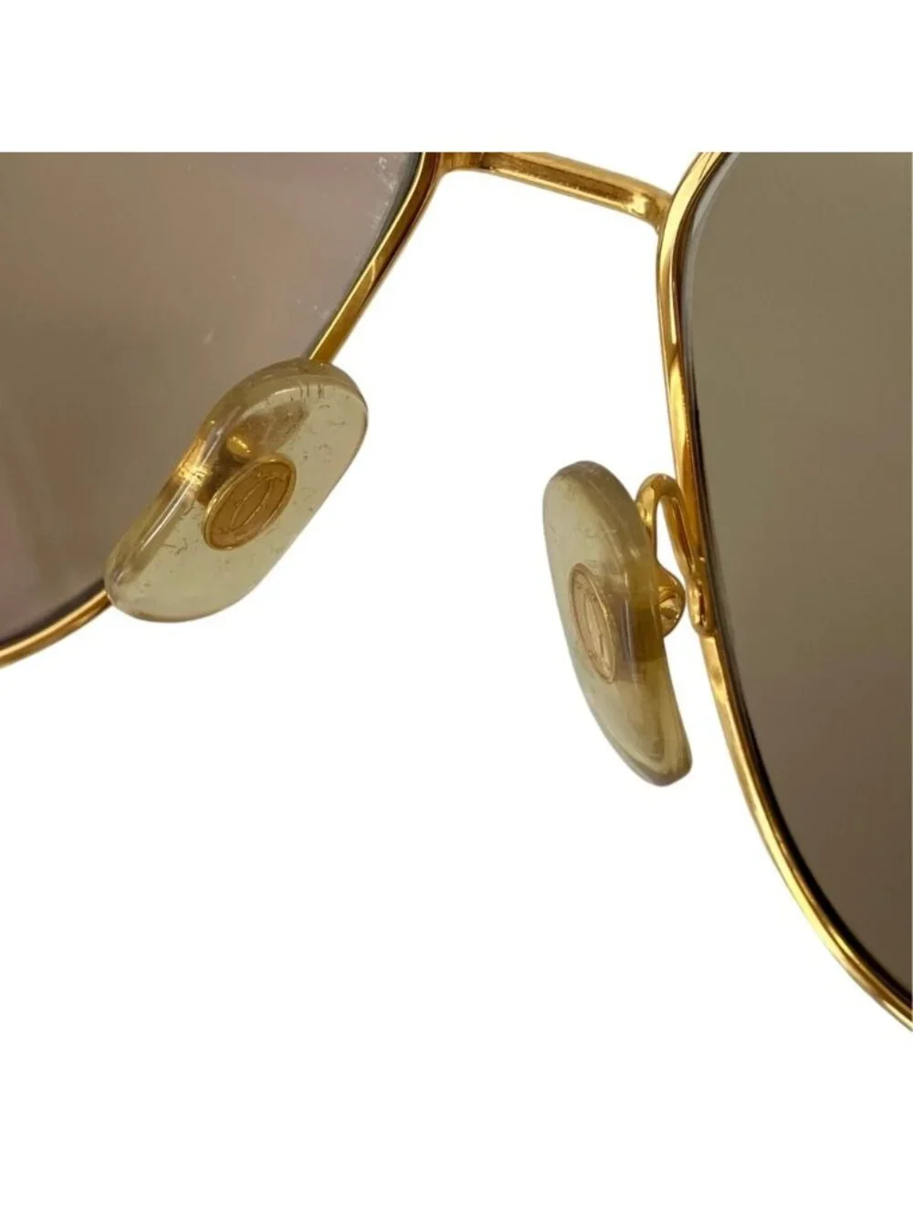 Cartier Trinity Teardrop Sunglasses Gold Color Frame Eyewear